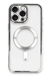 Mey İthalat®  iPhone 16 Pro Max Kılıf Kross Magneticsafe Kapak - Gümüş
