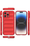 Mey İthalat®  iPhone 16 Pro Max Kılıf Optimum Silikon - Kırmızı