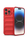 Mey İthalat®  iPhone 16 Pro Max Kılıf Optimum Silikon - Kırmızı