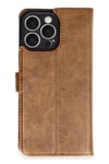 Mey İthalat®  iPhone 16 Pro Max Kılıf Trend S Plus Kapaklı Kılıf - Taba