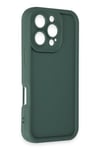 Mey İthalat®  iPhone 16 Pro Max Kılıf Viera Silikon - Koyu Yeşil