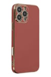 Mey İthalat®  iPhone 16 Pro Max Kılıf Volet Silikon - Kırmızı