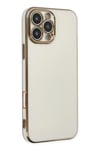 Mey İthalat®  iPhone 16 Pro Max Kılıf Volet Silikon - Beyaz