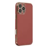 Mey İthalat®  iPhone 16 Pro Max Kılıf Volet Silikon - Kırmızı