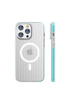 Mey İthalat®  iPhone 16 Pro Max Line Magsafe Kapak - Mavi