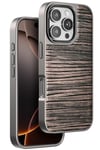 Mey İthalat®  iPhone 16 Pro Wave Kapak - Kahverengi