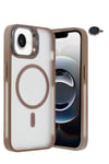 Mey İthalat®  iPhone 16E Flet Lens Magsafe Kapak - Gold