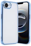 Mey İthalat®  iPhone 16E Kılıf  Lensli Silikon - Açık Mavi