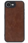 Mey İthalat®  iPhone 16E Kılıf Aras Deri Kapak - Taba