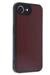 Mey İthalat®  iPhone 16E Kılıf Aras Deri Kapak - Bordo