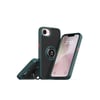 Mey İthalat®  iPhone 16E Kılıf Montreal Yüzüklü Silikon Kapak - Yeşil