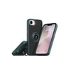 Mey İthalat®  iPhone 16E Kılıf Montreal Yüzüklü Silikon Kapak - Yeşil