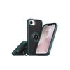 Mey İthalat®  iPhone 16E Kılıf Montreal Yüzüklü Silikon Kapak - Yeşil