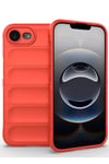 Mey İthalat®  iPhone 16E Kılıf Optimum Silikon - Kırmızı