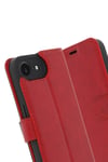 Mey İthalat®  iPhone 16E Kılıf Trend S Plus Kapaklı Kılıf - Kırmızı