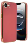 Mey İthalat®  iPhone 16E Kılıf Volet Silikon - Kırmızı