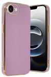 Mey İthalat®  iPhone 16E Kılıf Volet Silikon - Mor