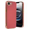 Mey İthalat®  iPhone 16E Kılıf Volet Silikon - Kırmızı