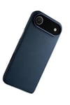 Mey İthalat®  iPhone 17 Air Wonder Deri Magsafe Kapak - Lacivert