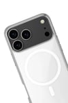 Mey İthalat®  iPhone 17 Pro Max Kılıf Magneticsafe Şeffaf Silikon - Şeffaf