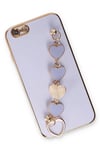 Mey İthalat®  iPhone 6 Kılıf Esila Silikon - Lila