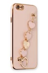 Mey İthalat®  iPhone 6 Kılıf Esila Silikon - Pudra