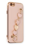 Mey İthalat®  iPhone 6 Kılıf Esila Silikon - Pudra