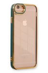 Mey İthalat®  iPhone 6 Kılıf Liva Lens Silikon - Yeşil