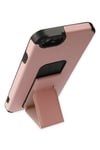 Mey İthalat®  iPhone 6 Kılıf Mega Standlı Silikon - Pudra