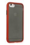 Mey İthalat®  iPhone 6 Kılıf Montreal Silikon Kapak - Kırmızı
