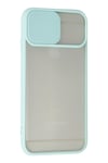 Mey İthalat®  iPhone 6 Kılıf Palm Buzlu Kamera Sürgülü Silikon - Turkuaz