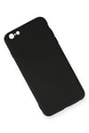 Mey İthalat®  iPhone 6 Plus Kılıf Nano içi Kadife Silikon - Siyah