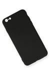 Mey İthalat®  iPhone 6 Plus Kılıf Nano içi Kadife Silikon - Siyah