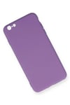 Mey İthalat®  iPhone 6 Plus Kılıf Nano içi Kadife Silikon - Mor