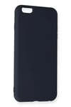 Mey İthalat®  iPhone 6 Plus Kılıf Nano içi Kadife Silikon - Lacivert