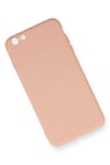 Mey İthalat®  iPhone 6 Plus Kılıf Nano içi Kadife Silikon - Pudra