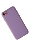 Mey İthalat®  iPhone 7 Kılıf Coco Deri Silikon Kapak - Lila