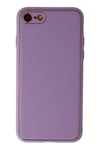 Mey İthalat®  iPhone 7 Kılıf Coco Deri Silikon Kapak - Lila