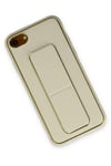 Mey İthalat®  iPhone 7 Kılıf Coco Deri Standlı Kapak - Beyaz