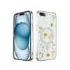 Mey İthalat®  iPhone 7 Kılıf Daisy Simli Magsafe Kapak - Gümüş