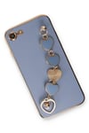 Mey İthalat®  iPhone 7 Kılıf Esila Silikon - Gri