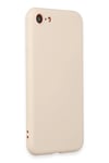 Mey İthalat®  iPhone 7 Kılıf First Silikon - Krem