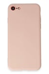Mey İthalat®  iPhone 7 Kılıf First Silikon - Pudra