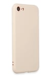 Mey İthalat®  iPhone 7 Kılıf First Silikon - Krem