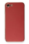 Mey İthalat®  iPhone 7 Kılıf Volet Silikon - Kırmızı