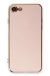 Mey İthalat®  iPhone 7 Kılıf Volet Silikon - Pembe