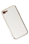 Mey İthalat®  iPhone 7 Kılıf Volet Silikon - Beyaz