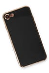 Mey İthalat®  iPhone 7 Kılıf Volet Silikon - Siyah