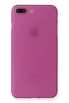 Mey İthalat®  iPhone 7 Plus Kılıf PP Ultra İnce Kapak - Pembe