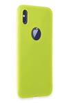 Mey İthalat®  iPhone X Kılıf First Silikon - Parlak Sarı